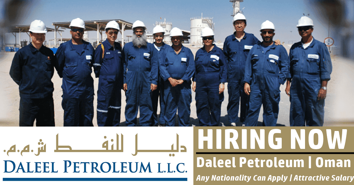 Daleel Petroleum Oman Job Vacancies 2024