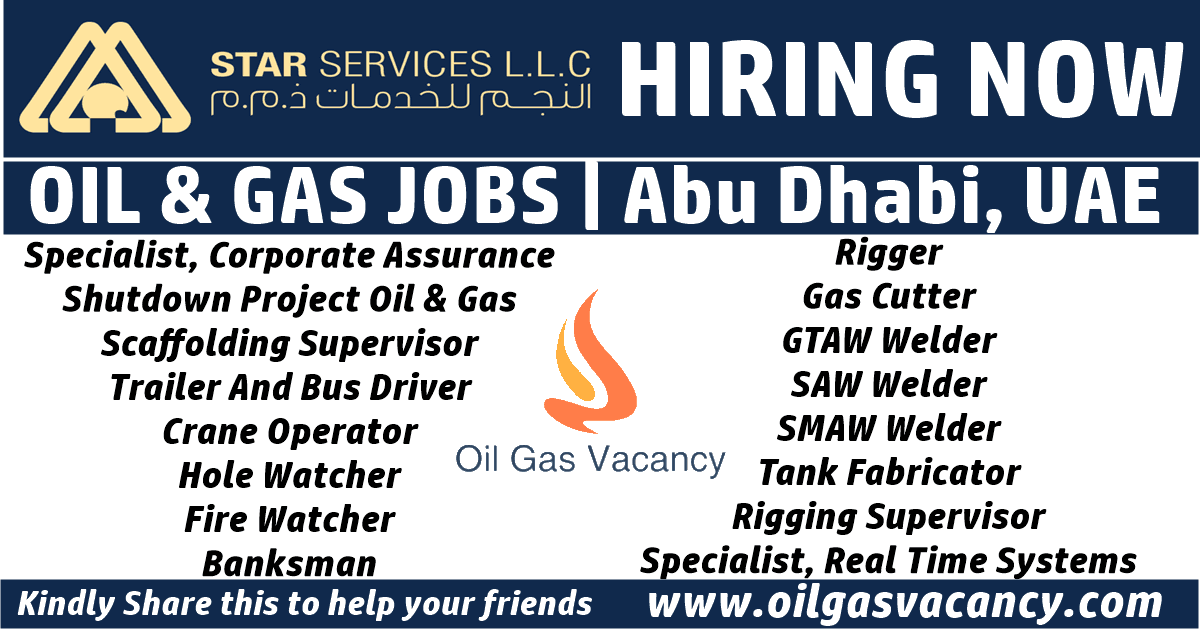Star Services Jobs Vacancies Abu Dhabi, UAE