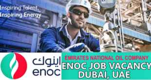 Oil and Gas Job Vacancies at ENOC Dubai