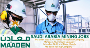 Maaden Saudi Arabia Job Vacancies
