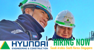 Hyundai Engineering and Construction Saudi Arabia Jobs